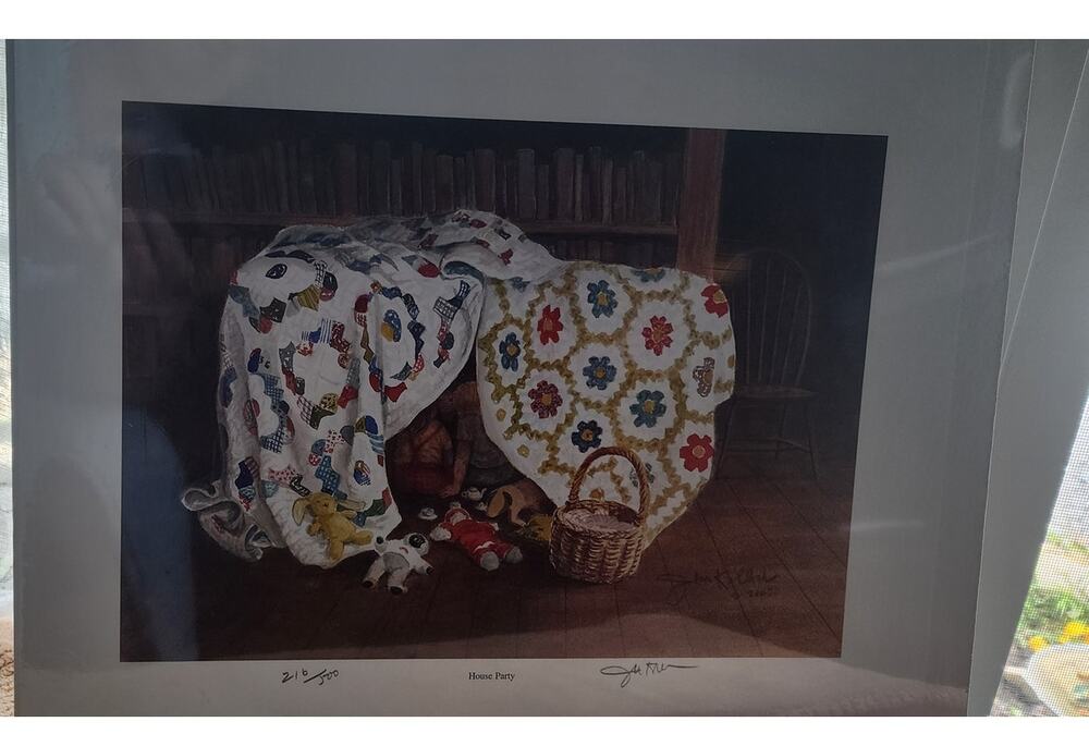 John Kollock "House Party" Signed Limited Edition Print 216/500 Matted Sealed